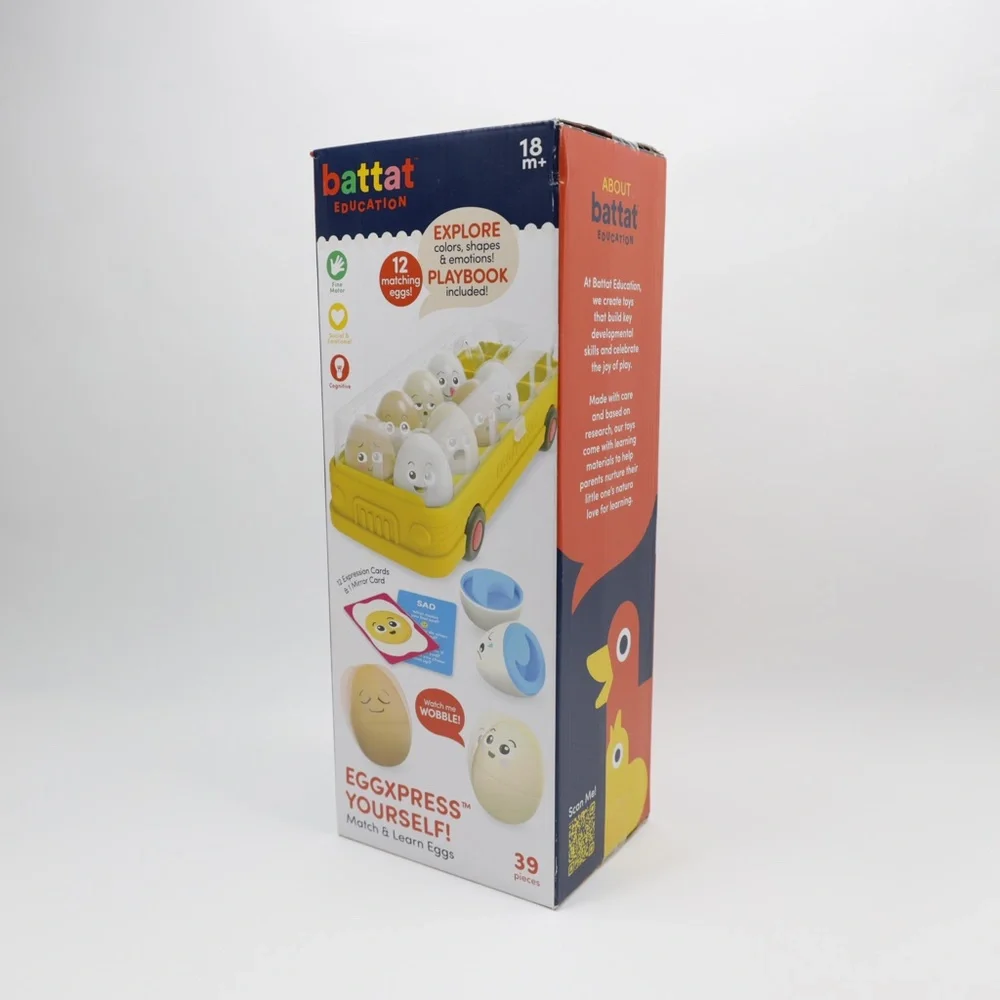 Battat Education EggXpress Yourself!‎ Match & Learn Eggs 18m+ NEW